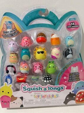 Squish-a-longs Mini Squish Toy 14 Pack - Squishmallows ✨ collectible